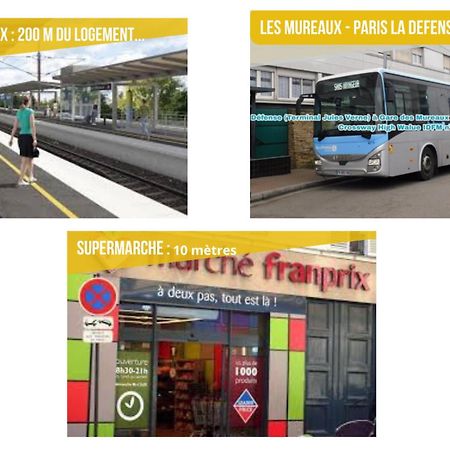 La Teranga - Wifi - Coeur De Ville - Gare Les Mureaux Extérieur photo