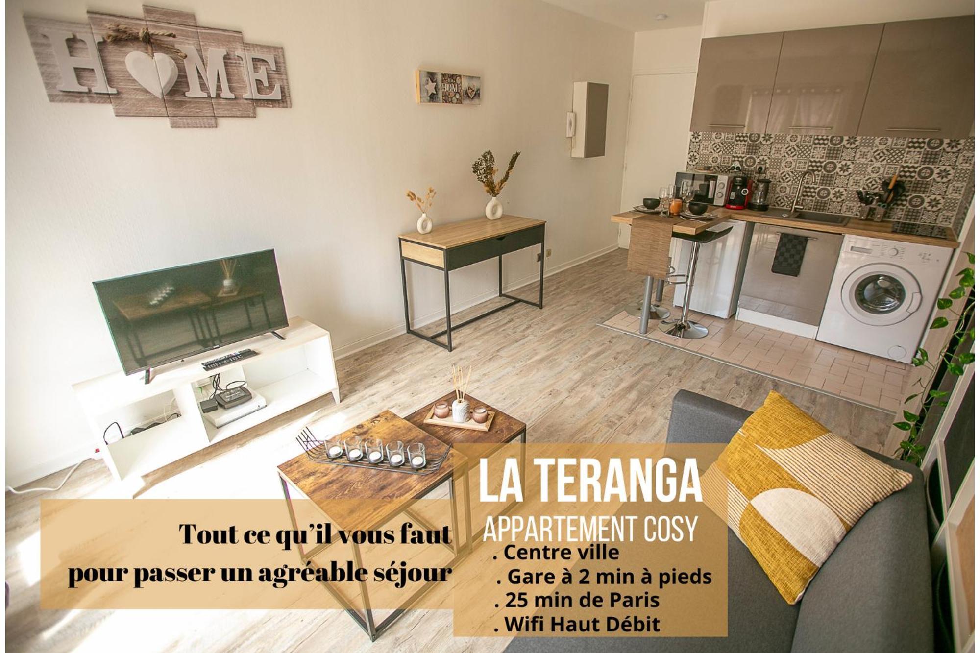 La Teranga - Wifi - Coeur De Ville - Gare Les Mureaux Extérieur photo